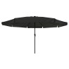 Parasol de jardin Noir 395 x 395 x 245 cm Polyester 523236523236