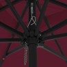 Parasol de jardin Bordeaux 295 x 295 x 245 cm 523237523237