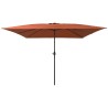 Parasol de jardin Terre cuite 295 x 295 x 245 cm 523241523241