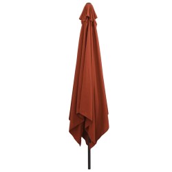 Parasol de jardin Terre cuite 295 x 295 x 245 cm 523241523241