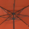 Parasol de jardin Terre cuite 295 x 295 x 245 cm 523241523241