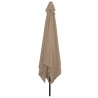 Parasol de jardin Taupe 295 x 295 x 245 cm Polyester et Acier 523243523243