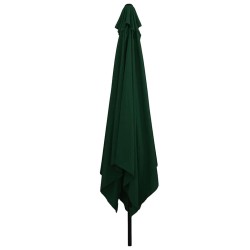 Parasol de jardin Vert 295 x 295 x 245 cm Polyester et Acier 523245523245