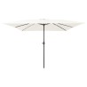 Parasol de jardin Sable 295 x 295 x 245 cm Polyester et Acier 523246523246