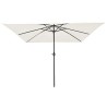 Parasol de jardin Sable 295 x 295 x 245 cm Polyester et Acier 523246523246