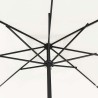 Parasol de jardin Sable 295 x 295 x 245 cm Polyester et Acier 523246523246