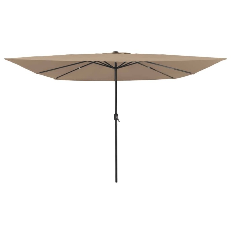 Parasol de jardin Taupe 295 x 295 x 245 cm Polyester et Acier 523248523248