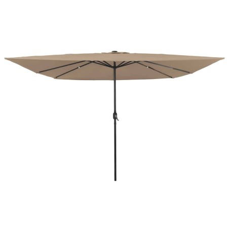 Parasol de jardin Taupe 295 x 295 x 245 cm Polyester et Acier 523248523248