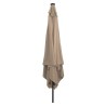 Parasol de jardin Taupe 295 x 295 x 245 cm Polyester et Acier 523248523248