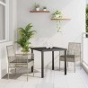 Chaise de jardin 2 pcs Gris clair 55 x 53 x 85 cm polyrotin 523253523253