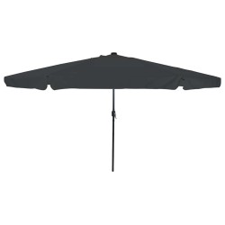 Parasol de jardin Anthracite 395 x 395 x 245 cm Polyester 523254523254