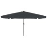 Parasol de jardin Anthracite 395 x 395 x 245 cm Polyester 523254523254