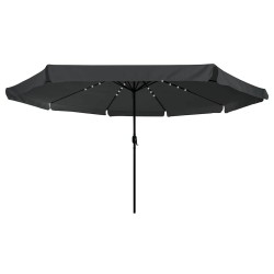 Parasol de jardin Anthracite 395 x 395 x 245 cm Polyester 523254523254