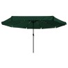 Parasol de jardin Vert 395 x 395 x 245 cm Polyester 523255523255