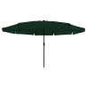 Parasol de jardin Vert 395 x 395 x 245 cm Polyester 523255523255