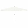 Parasol de jardin Sable et anthracite 395 x 395 x 245 cm 523256523256