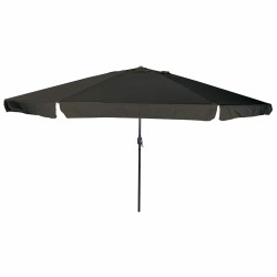 Parasol de jardin Noir 394 x 394 x 248 cm Polyester et Acier 523258523258