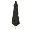 Parasol de jardin Noir 394 x 394 x 248 cm Polyester et Acier 523258523258