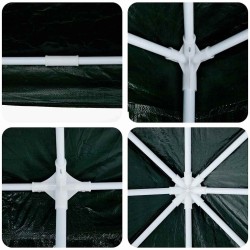 Tente de fête Vert 800 x 400 x 266 cm Polyéthylène et acier 523260523260