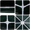 Tente de fête Vert 800 x 400 x 266 cm Polyéthylène et acier 523260523260