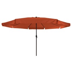 Parasol de jardin Terre cuite 395 x 395 x 245 cm Polyester 523262523262