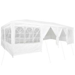 Tente de fête Blanc 800 x 400 x 266 cm Polyéthylène 523266523266
