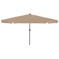 Parasol de jardin Taupe 395 x 395 x 245 cm Polyester 523269523269