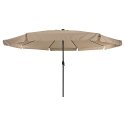 Parasol de jardin Taupe 395 x 395 x 245 cm Polyester 523269523269