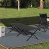 Lit de camping pliant Noir 193 x 69 x 45 cm Tissu Oxford 523283523283