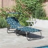 Chaise longue pliante Multicolore 190 x 57 x 81 cm oxford 523309523309