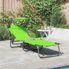 Chaise longue pliante Vert 190 x 57 x 81 cm oxford 523310523310