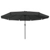 Parasol de jardin Anthracite 394 x 394 x 248 cm 523319523319