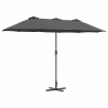 Parasol de jardin Anthracite 370 x 197 x 239 cm 523321523321