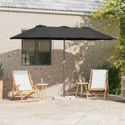 Parasol de jardin Noir 370 x 197 x 239 cm 523324523324