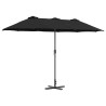 Parasol de jardin Noir 370 x 197 x 239 cm 523324523324