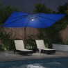 Parasol Azur 351 x 250 x 253 cm Polyester et Aluminium 523325523325