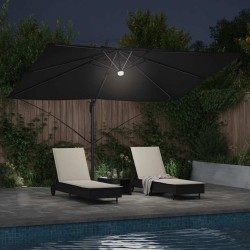 Parasol Noir 351 x 250 x 253 cm Polyester et Aluminium 523329523329