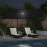 Parasol Noir 351 x 250 x 253 cm Polyester et Aluminium 523329523329