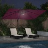 Parasol Bordeaux 351 x 250 x 253 cm Polyester et Aluminium 523330523330