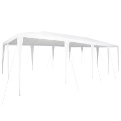 Tente de fête Blanc 800 x 400 x 266 cm Polyéthylène et acier 523337523337