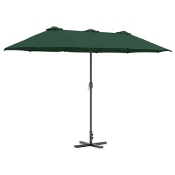 Parasol de jardin Vert 370 x 197 x 239 cm 523339523339