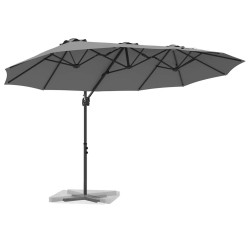 Parasol Anthracite 372 x 198 x 243 cm Polyester et Aluminium 523342523342