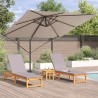 Parasol Roma Taupe 286 x 284 x 265 cm Aluminium et polyester 523346523346
