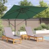 Parasol Roma Vert 286 x 284 x 265 cm Aluminium et polyester 523348523348