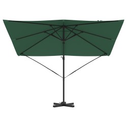 Parasol Roma Vert 286 x 284 x 265 cm Aluminium et polyester 523348523348