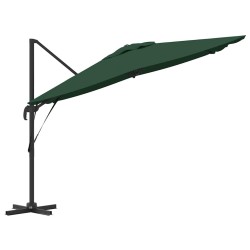 Parasol Roma Vert 286 x 284 x 265 cm Aluminium et polyester 523348523348