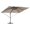 Parasol Taupe 351 x 250 x 260 cm Polyester et Aluminium 523350523350