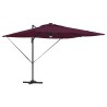 Parasol Roma Rouge 286 x 284 x 270 cm Aluminium et polyester 523352523352
