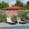 Parasol Roma Rouge 286 x 284 x 270 cm Aluminium et polyester 523353523353