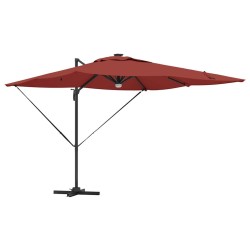 Parasol Roma Rouge 286 x 284 x 270 cm Aluminium et polyester 523353523353